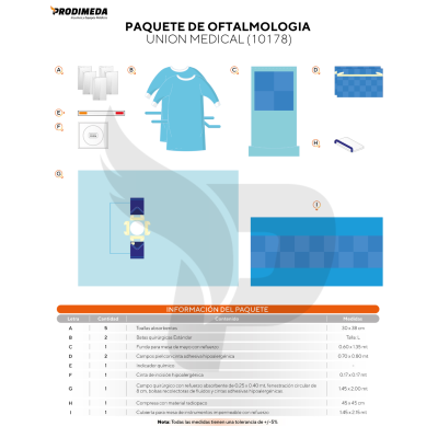 PAQUETE DE OFTALMOLOGIA UNION MEDICAL (10178)