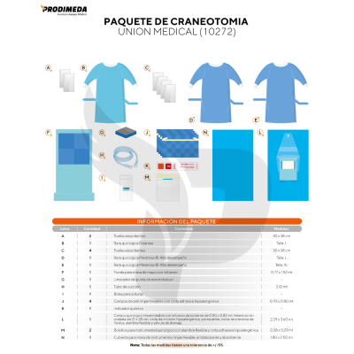 PAQUETE DE CRANEOTOMIA (10272)