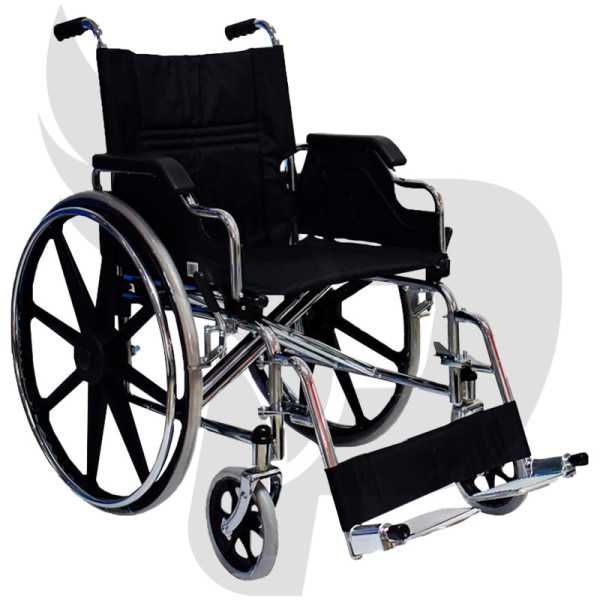 SILLA DE RUEDAS CROMADA FS 909B-46