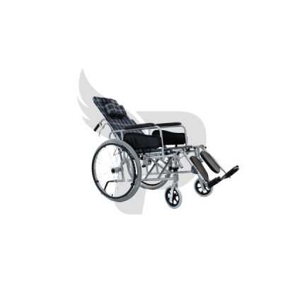 SILLA DE RUEDAS RECLINABLE ALUMINIO FS 954 LGC-46