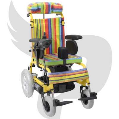 SILLA DE RUEDAS PED. ELECT P/PARALISIS FS 121LF1
