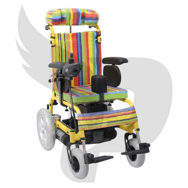 SILLA DE RUEDAS PED. ELECT P/PARALISIS FS 121LF1