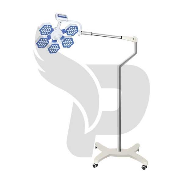 LAMPARA CIELITICA LED BRAZO SIMPLE DE PEDESTAL TMI HEX CT 5