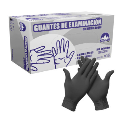 GUANTE PROTECCION DE NITRILO NEGRO X 100 GUANTE PROTECCION DE NITRILO NEGRO X 100
