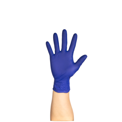GUANTE PROTECCION DE NITRILO VIOLETA X 100