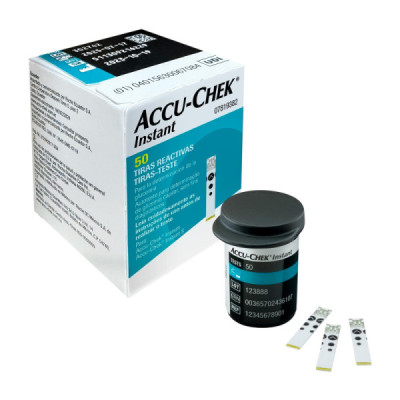 TIRILLAS PARA GLUCOMETRO ACCU-CHEK INSTAN