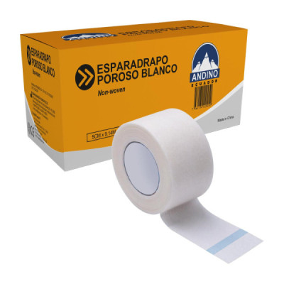 ESPARADRAPO POROSO BLANCO 1X 10YDS (2.5CM X9.14 M) ANDINO