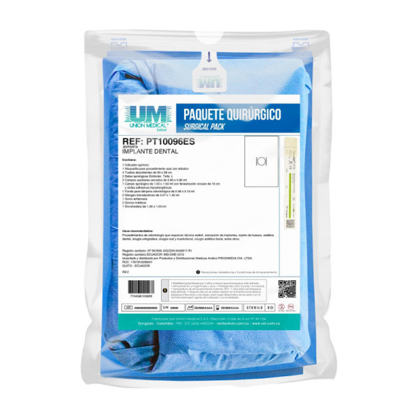 PAQUETE IMPLANTE DENTAL UNION MEDICAL (10096)