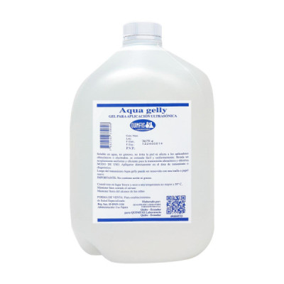 GEL PARA CONTACTO ULTRASONIDO AQUAGELLY GALON
