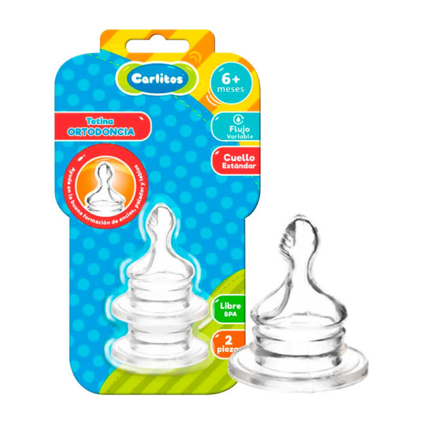 CHUPON CARLITOS SILICON ORTODONCIA X 2
