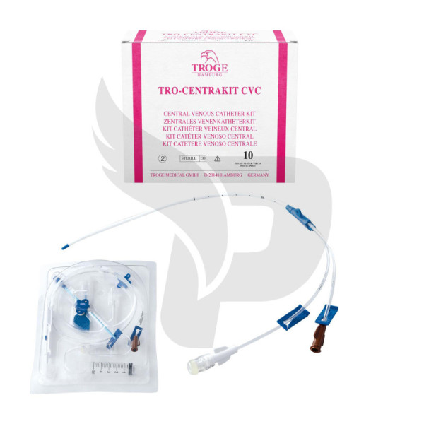 CATETER CENTRAL DUO FR7 "libre de DEHP"