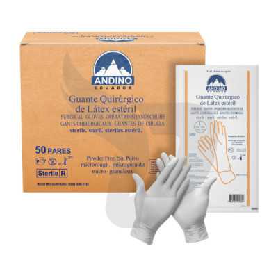 GUANTE ESTERIL ANDINO
