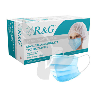 MASCARILLA DESCARTABLE CON ELASTICO R&G MASCARILLA DESCARTABLE CON ELASTICO R&G