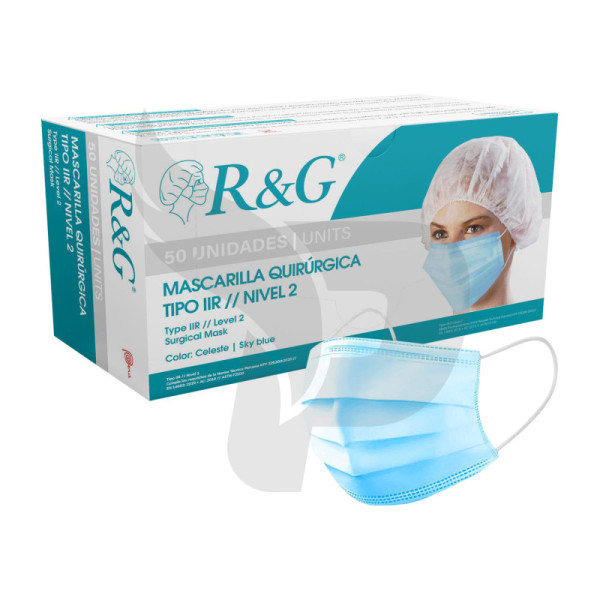 MASCARILLA DESCARTABLE CON ELASTICO R&G
