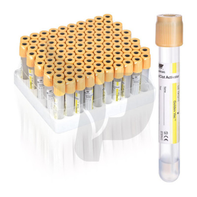 TUBOS TAPA AMARILLA 8.5 ML GEL/ACT PLASTICO (16X100MM) /GD085SGC TUBOS TAPA AMARILLA 8.5 ML GEL/ACT PLASTICO (16X100MM) /GD085SGC