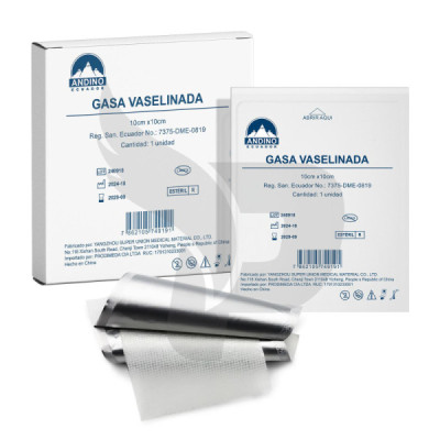GASA VASELINADA 10CM X 10CM GASA VASELINADA 10CM X 10CM