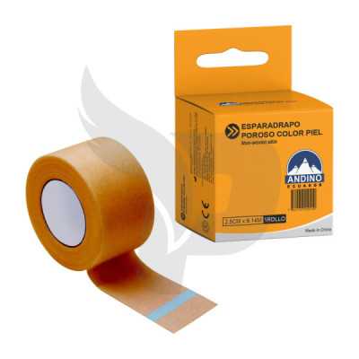 ESPARADRAPO POROSO COLOR PIEL ANDINO
