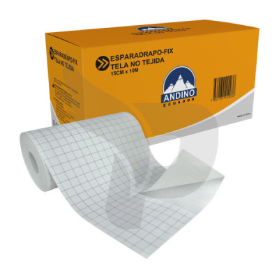 ESPARADRAPO FIX DE TELA NO TEJIDA ANDINO 15CM X 10M ESPARADRAPO FIX DE TELA NO TEJIDA ANDINO 15CM X 10M