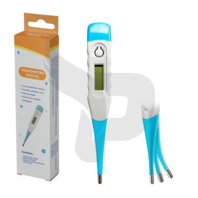 TERMOMETRO DIGITAL ADULTO PUNTA FLEXIBLE TERMOMETRO DIGITAL ADULTO PUNTA FLEXIBLE