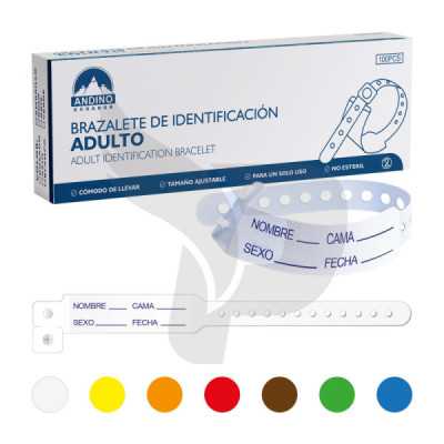 BRAZALETE DE IDENTIFICACION ADULTO