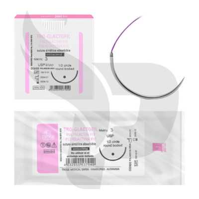 TRO-GLACTOFIL POLIGLACTINA ANTIBACTERIAL