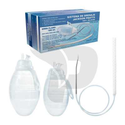 JACKSON PRATT C/ GUIA METALICA "libre de DEHP"