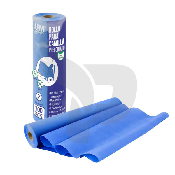 ROLLO DE TELA DESC. CAMILLA 0.70X100M CON PRECORTE