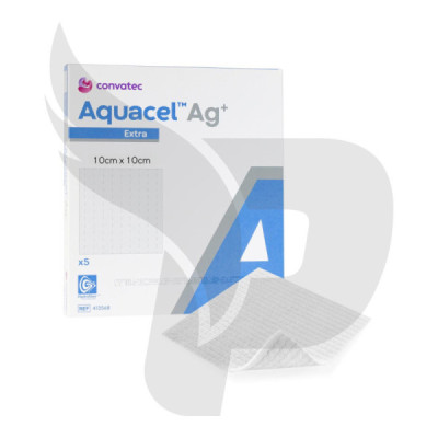 APOSITO AQUACEL AG + EXTRA 10CM X 10CM