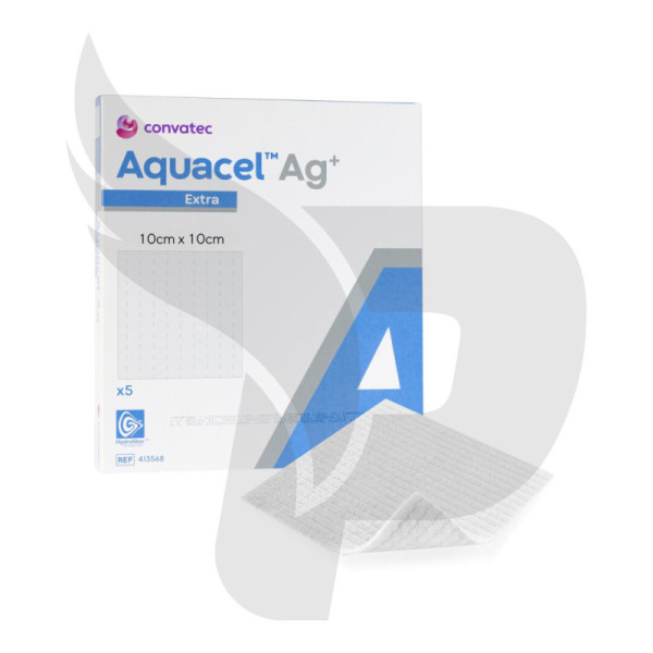 APOSITO AQUACEL AG + EXTRA 10CM X 10CM