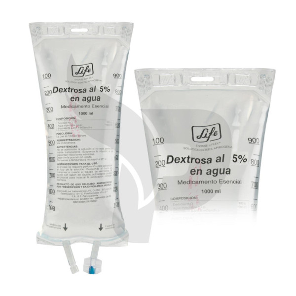 DEXTROSA 5% EN AGUA 1000 ML