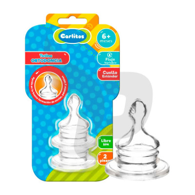 CHUPON CARLITOS SILICON ORTODONCIA X 2
