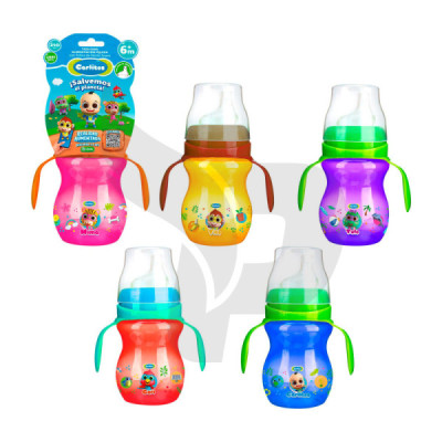 VASO CON CHUPON CON DOBLE AGARRADERA 210ML VASO CON CHUPON CON DOBLE AGARRADERA 210ML
