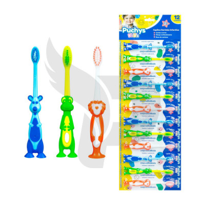 CEPILLO DENTAL INFANTIL PUCHYS BLIESTER X 12 CEPILLO DENTAL INFANTIL PUCHYS BLIESTER X 12
